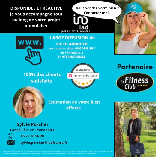 Nouveau partenaire au Fitness Club 4* : Sylvie PORCHER > Conseillère en immobilier